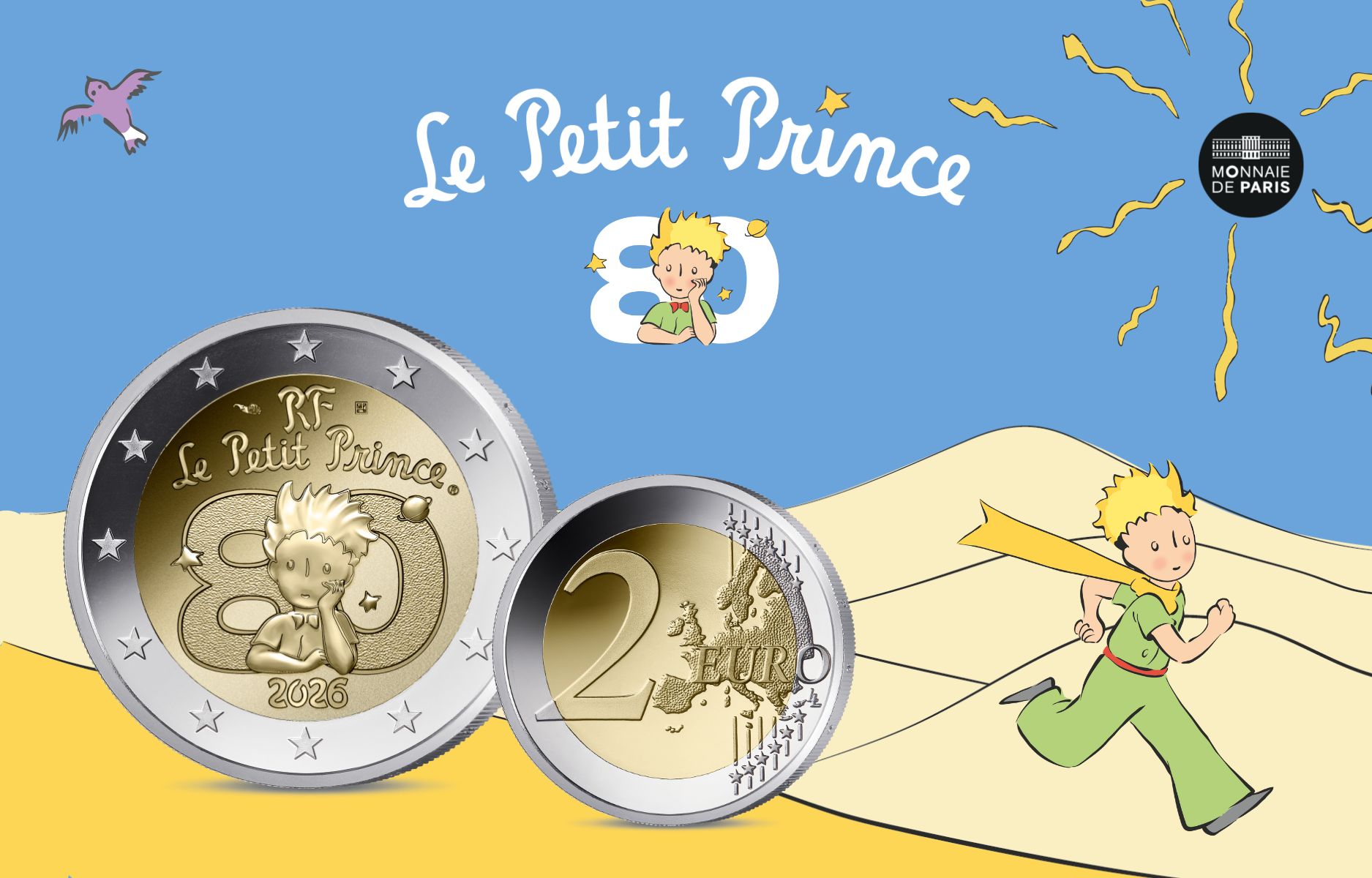 La Monnaie de Paris célèbre les 80 ans du Petit Prince avec une pièce commémorative